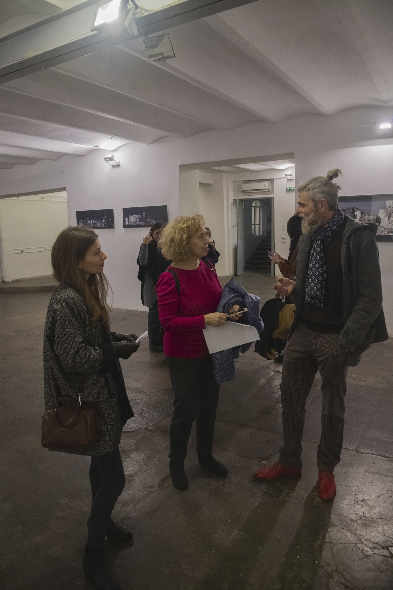 Erranza e disorientamento, allestimento e inaugurazione allo Spazio Cerere, fotografia 1